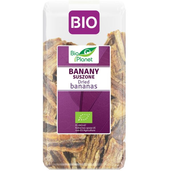 Banany suszone BIO 150 g — Bio Planet