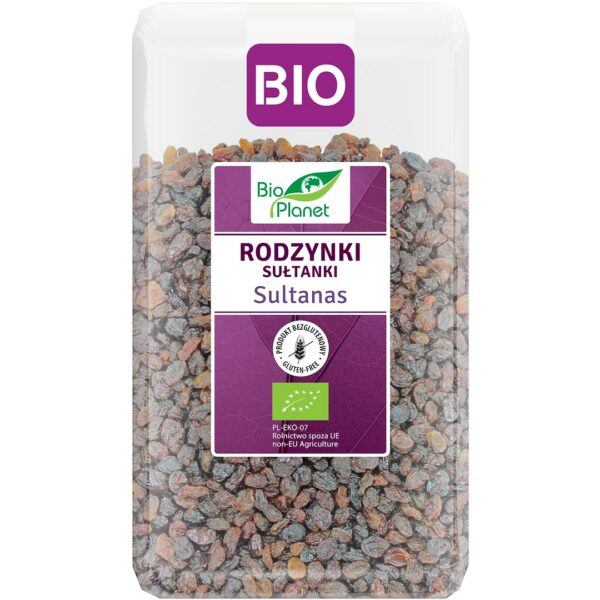 Rodzynki sułtanki bezglutenowe BIO 1 kg — Bio Planet