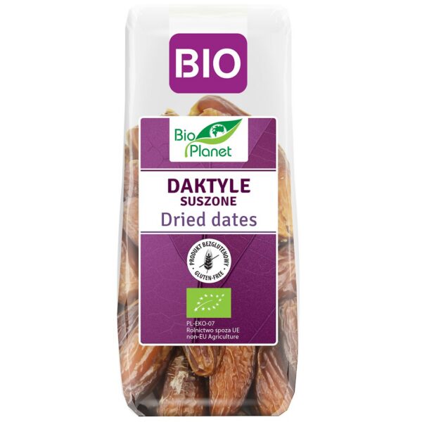 Daktyle suszone bezglutenowe BIO 150 g — Bio Planet