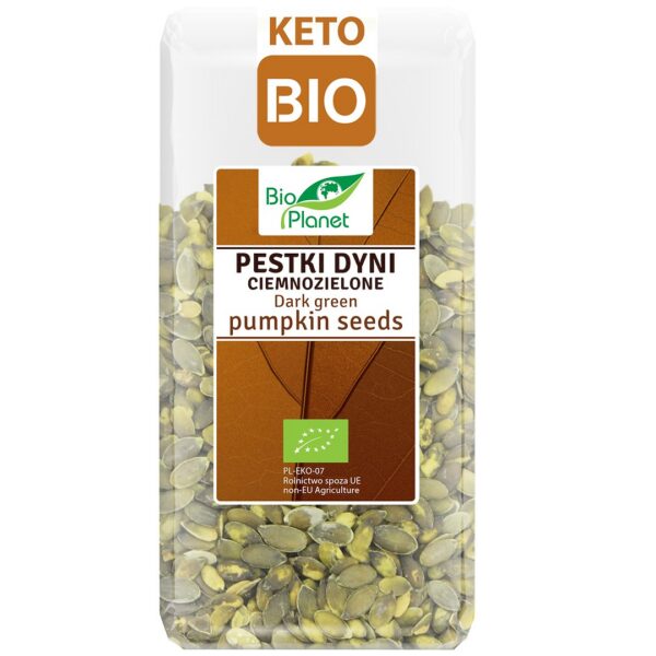 Pestki dyni ciemnozielone BIO 350 g — Bio Planet