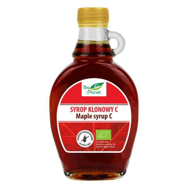 Syrop klonowy C bezglutenowy BIO 330 g (250 ml) — Bio Planet