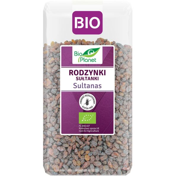 Rodzynki sułtanki bezglutenowe BIO 400 g — Bio Planet
