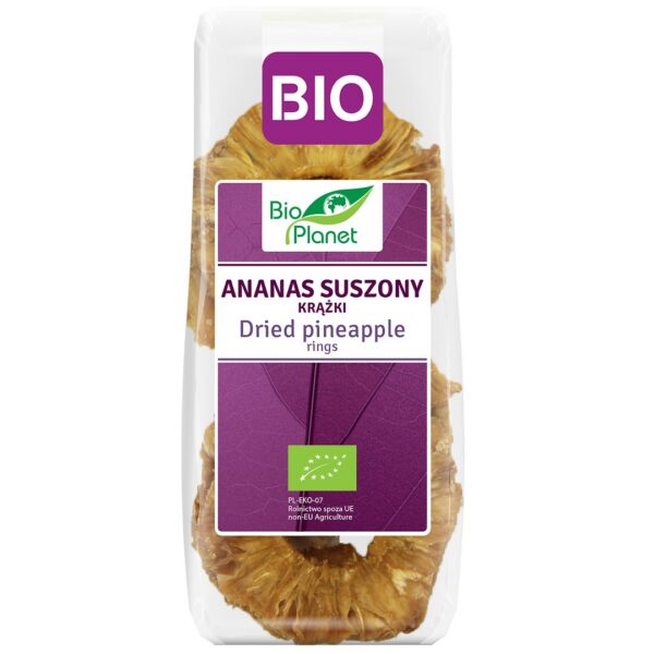 Ananas suszony krążki BIO 100 g — Bio Planet