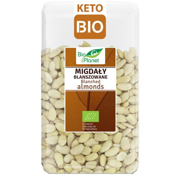 Migdały blanszowane BIO 1 kg — Bio Planet