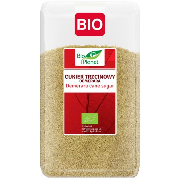 Cukier trzcinowy demerara BIO 1 kg — Bio Planet