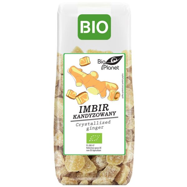 Imbir kandyzowany BIO 100 g — Bio Planet