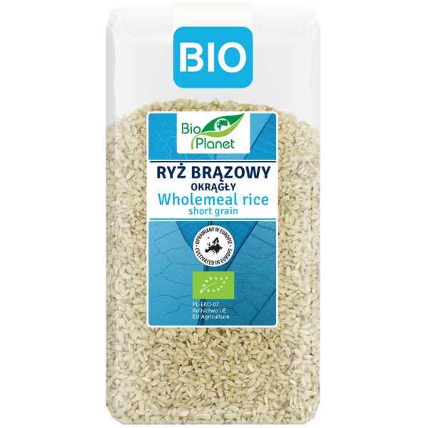 Ryż brązowy okrągły BIO 500 g — Bio Planet