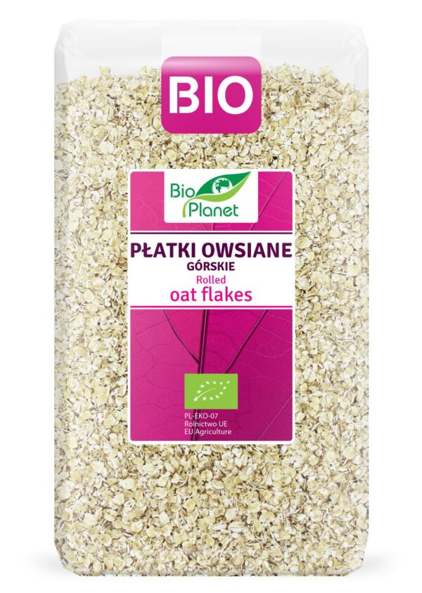 Płatki owsiane górskie BIO 600 g — Bio Planet