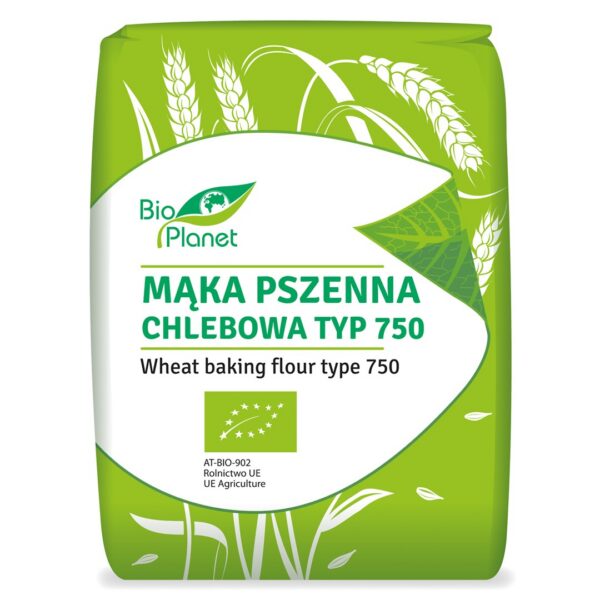 Mąka pszenna chlebowa typ 750 BIO 1 kg — Bio Planet
