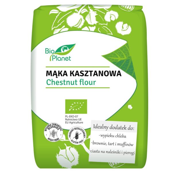 Mąka kasztanowa bezglutenowa BIO 250 g — Bio Planet