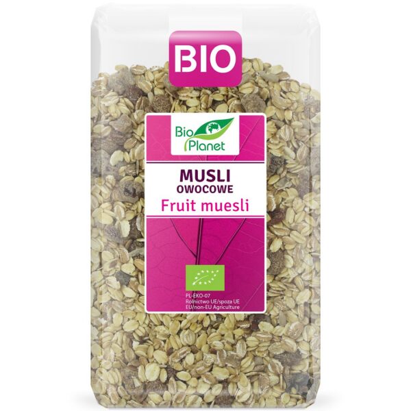 Musli owocowe BIO 600 g — Bio Planet
