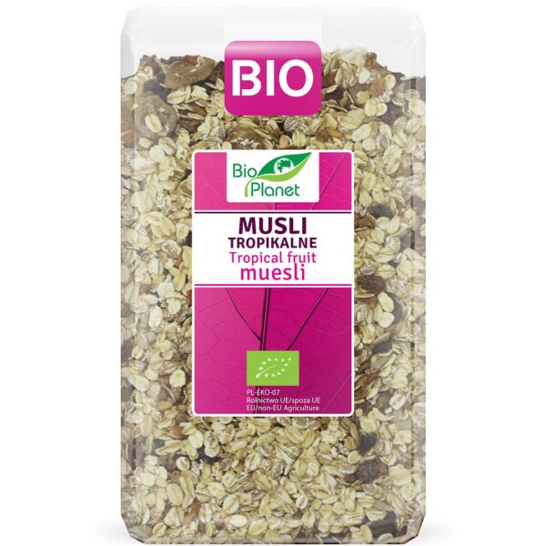 Musli tropikalne BIO 600 g — Bio Planet