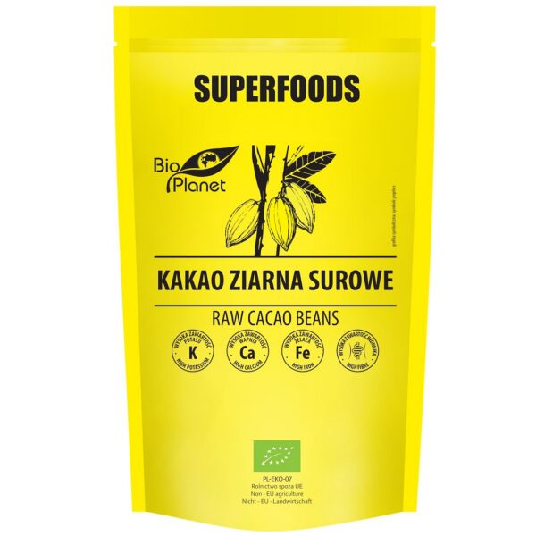 Kakao ziarna surowe BIO 200 g — Bio Planet