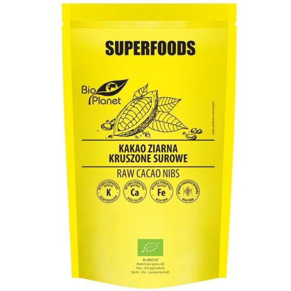 Kakao ziarna kruszone surowe BIO 250 g — Bio Planet