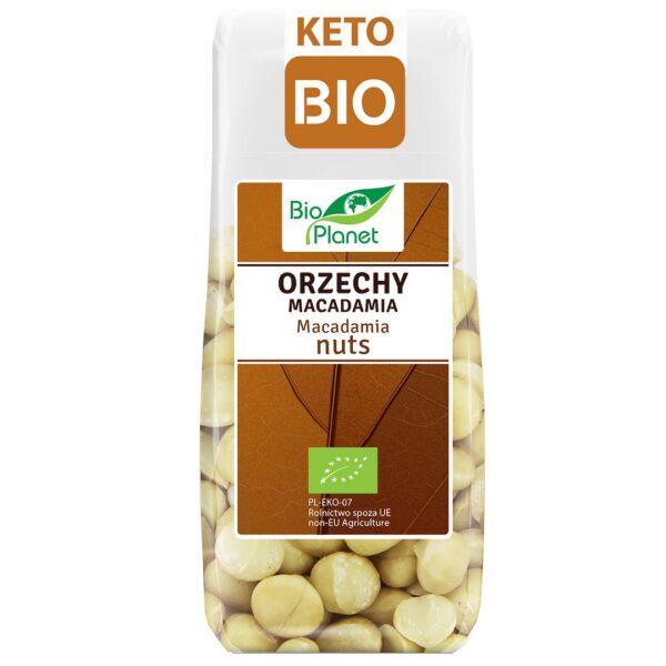 Orzechy macadamia BIO 75 g — Bio Planet