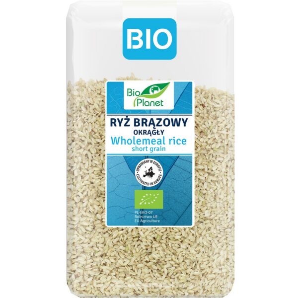 Ryż brązowy okrągły BIO 1 kg — Bio Planet