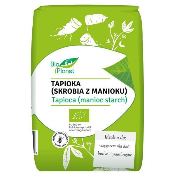 Tapioka (skrobia z manioku) bezglutenowa BIO 400 g — Bio Planet
