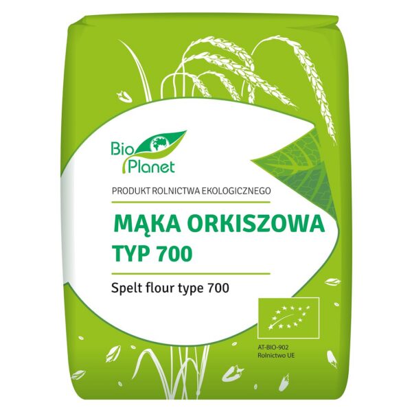 Mąka pszenna orkiszowa chlebowa typ 700 BIO 1 kg — Bio Planet