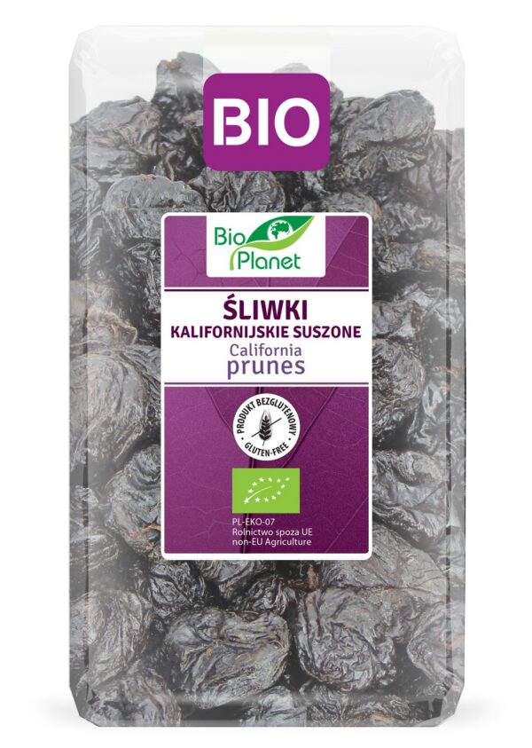 Śliwki kalifornijskie suszone bezglutenowe BIO 1 kg — Bio Planet