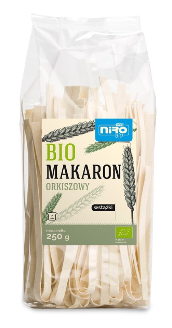 Makaron (orkiszowy) wstążki BIO 250 g — Niro
