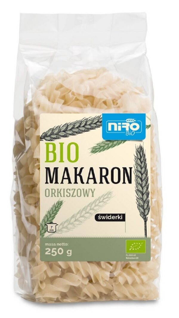 Makaron (orkiszowy) świderki BIO 250 g — Niro