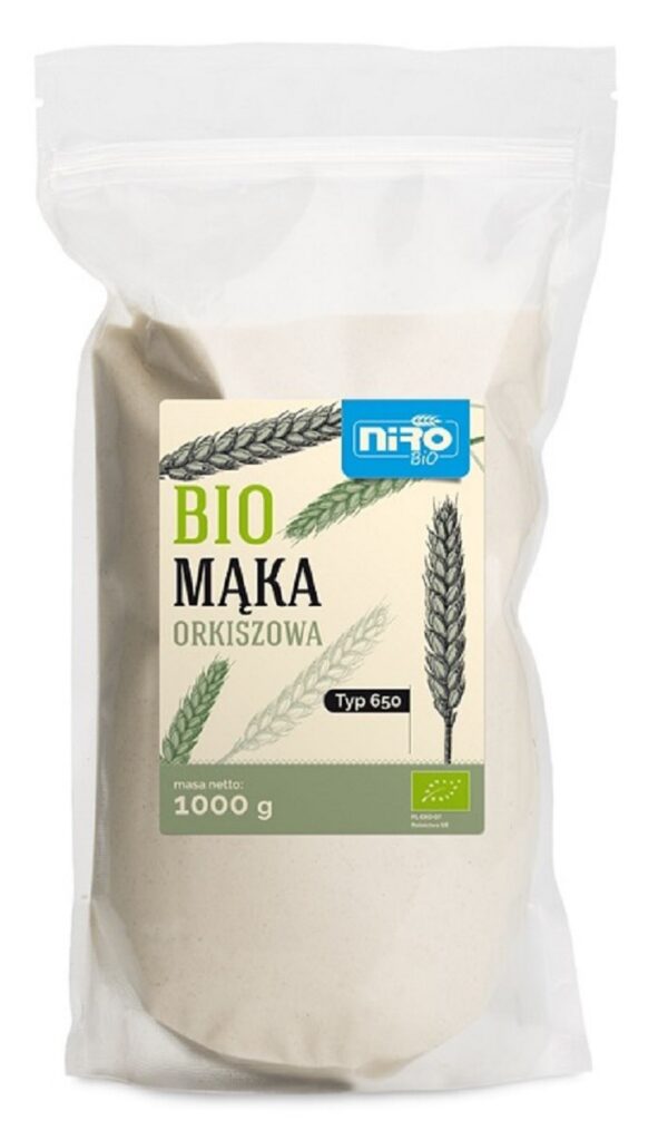 Mąka pszenna orkiszowa typ 650 BIO 1 kg — Niro