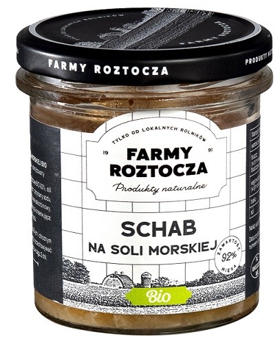 Schab na soli morskiej BIO 250 g (słoik) — Farmy Roztocza