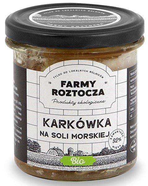 Karkówka na soli morskiej BIO 250 g (słoik) — Farmy Roztocza