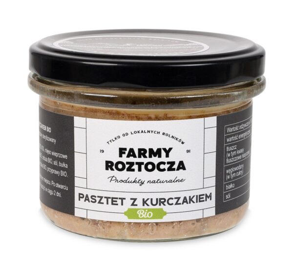 Pasztet drobiowo-wieprzowy BIO 180 g (słoik) — Farmy Roztocza