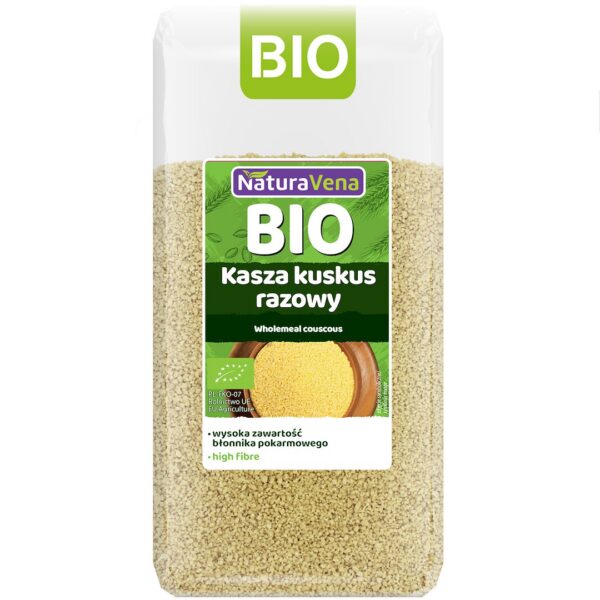 Kasza kuskus razowy BIO 400 g — Naturavena