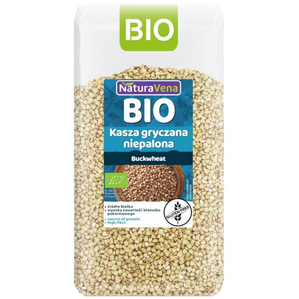 Kasza gryczana niepalona bezglutenowa BIO 500 g — Naturavena