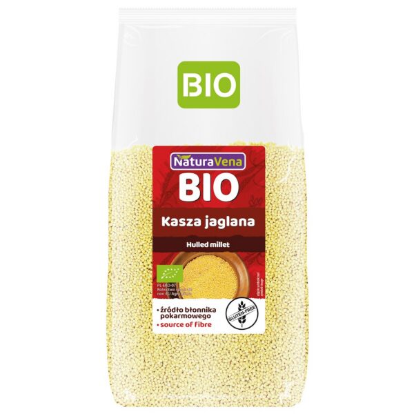 Kasza jaglana bezglutenowa BIO 500 g — Naturavena