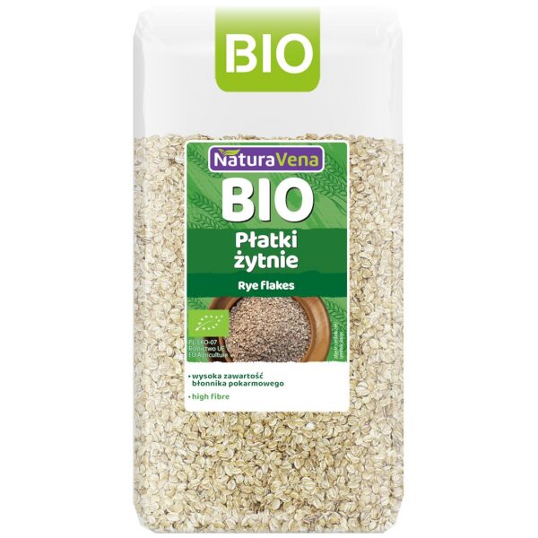 Płatki żytnie BIO 300 g — Naturavena