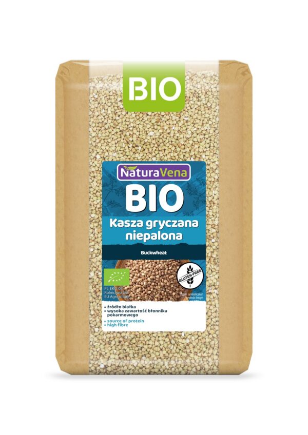 Kasza gryczana niepalona bezglutenowa BIO 1 kg
