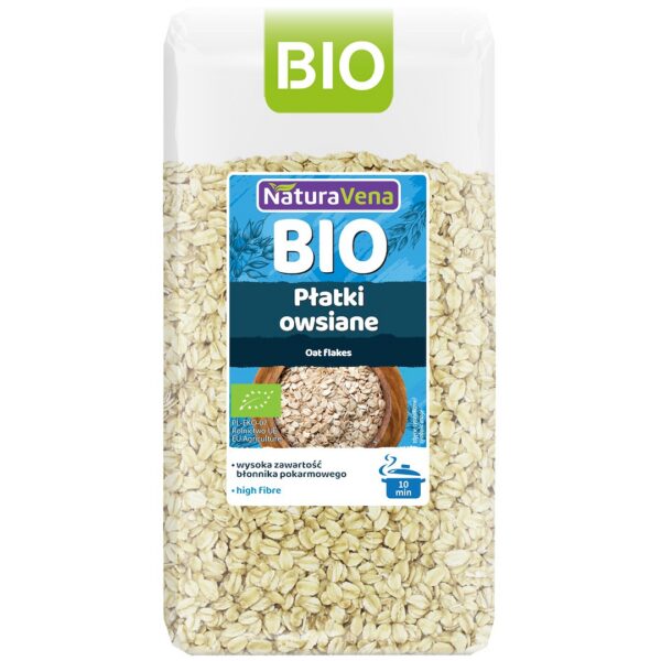 Płatki owsiane BIO 600 g — Naturavena