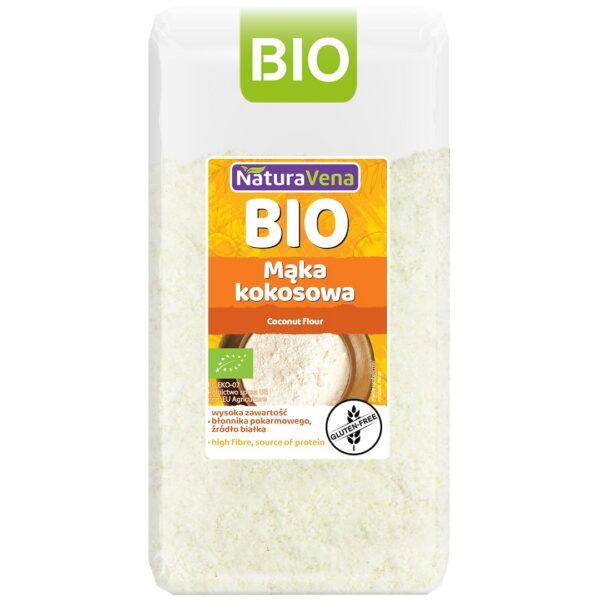 Mąka kokosowa bezglutenowa BIO 500 g — Naturavena