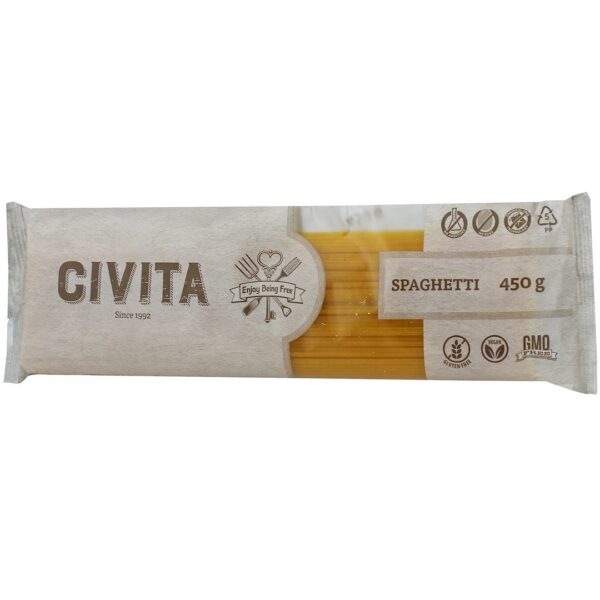Makaron (kukurydziany) spaghetti bezglutenowy 450 g — Civita