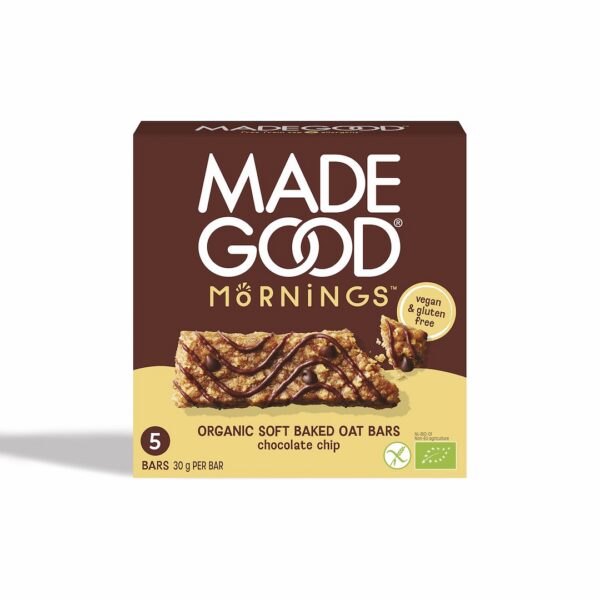 Batony owsiane Soft z czekoladą bezglutenowe BIO (5 x 30 g) 150 g — Madegood