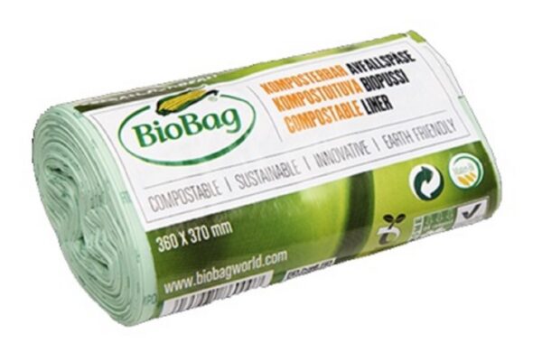 Worki na odpady BIO i zmieszane 6 l 30 szt. (kompostowalne i biodegradowalne) — Biobag