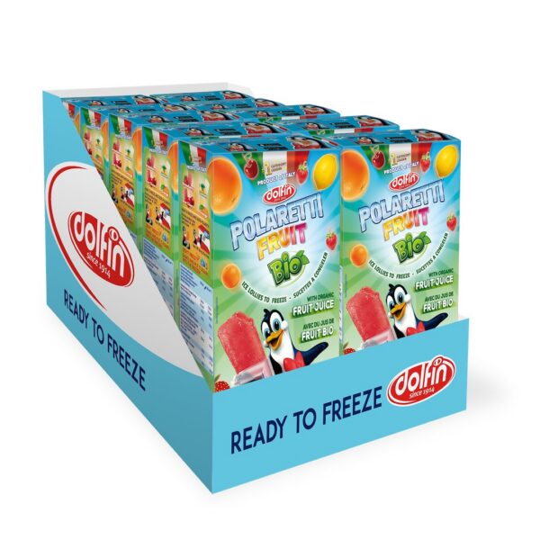 Lody wodne do zamrożenia BIO (10 x 40 ml) 400 ml — Polaretti Fruit