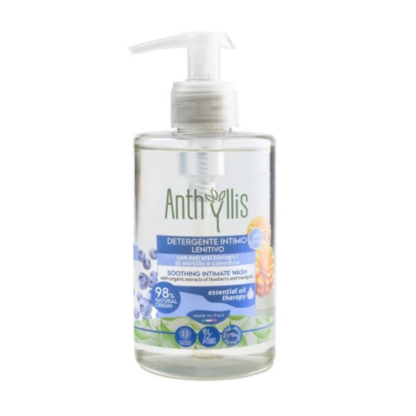 Płyn do higieny intymnej z ekstraktem z borówki i nagietka ECO 300 ml — Anthyllis
