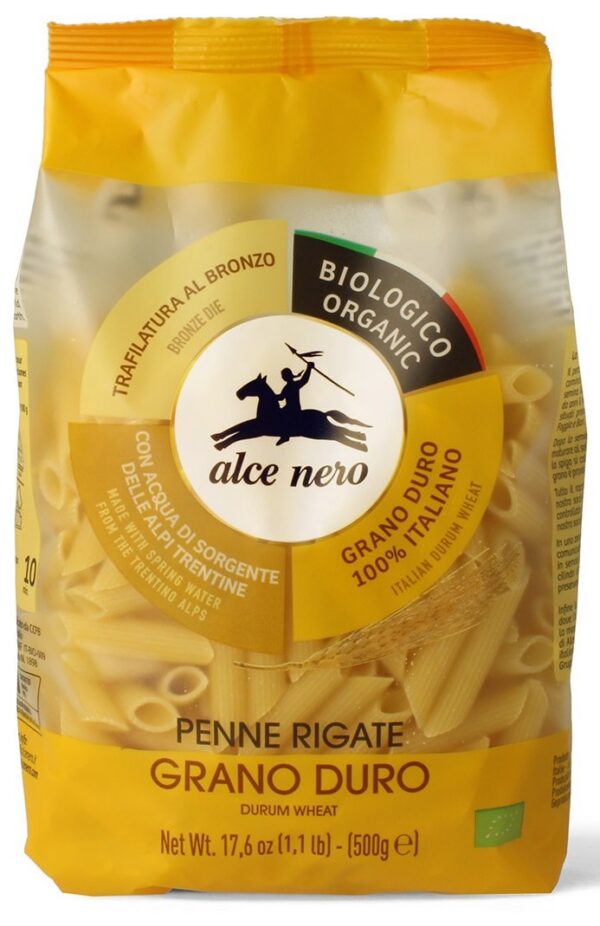Makaron (semolinowy) penne BIO 500 g — Alce Nero