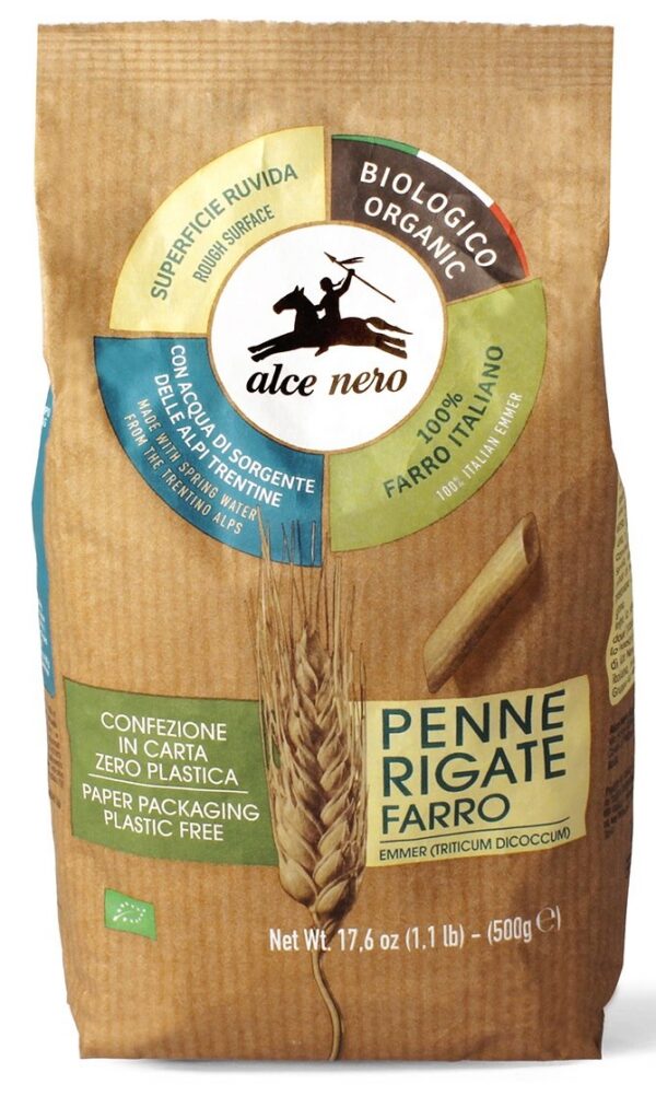 Makaron (z płaskurki) penne BIO 500 g — Alce Nero
