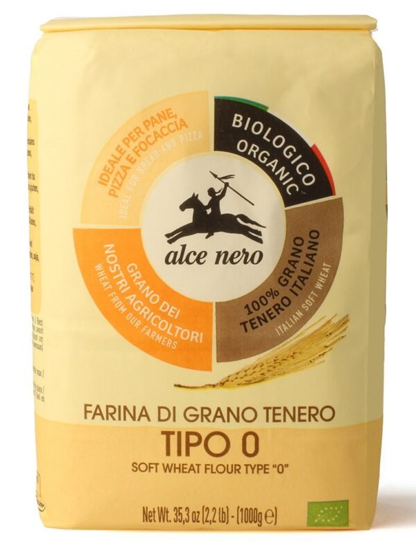 Mąka pszenna typ 0 na pizzę BIO 1 kg — Alce Nero