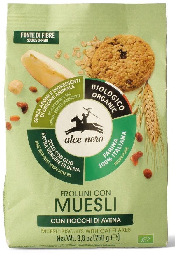 Ciastka musli BIO 250 g — Alce Nero