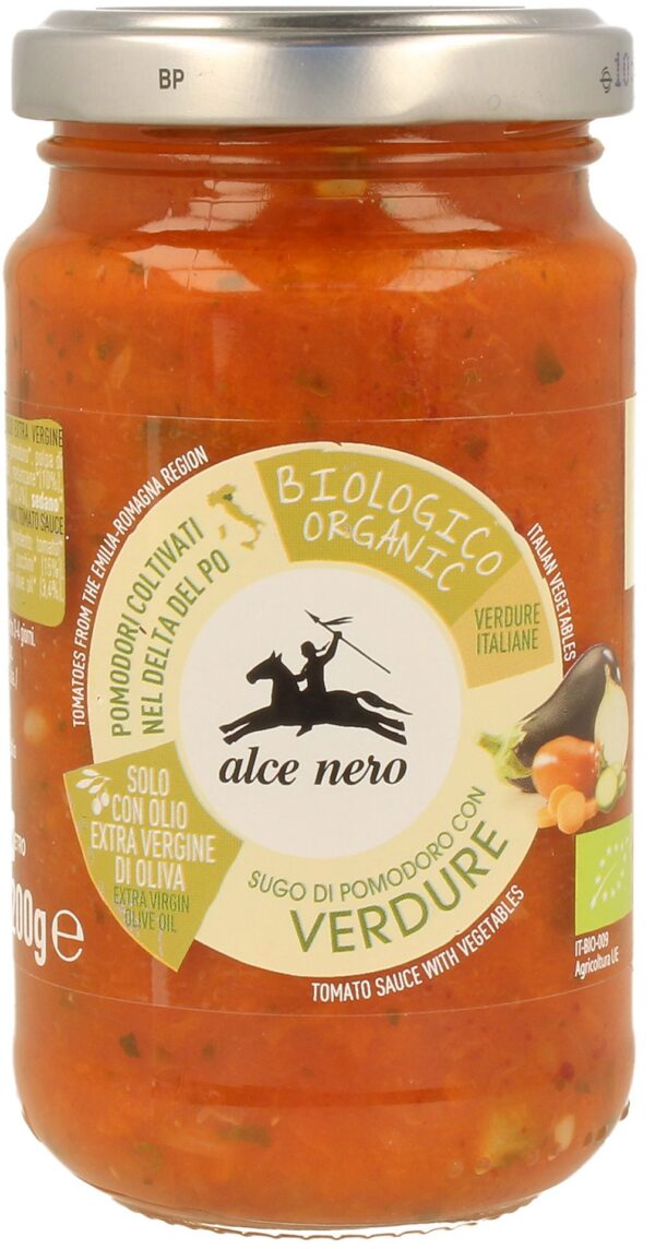 Sos pomidorowy z warzywami (verdure) BIO 350 g — Alce Nero
