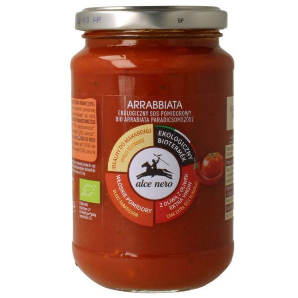 Sos pomidorowy z chili arrabbiata BIO 350 g — Alce Nero