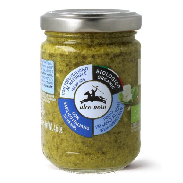 Pesto bazyliowe z tofu wegańskie BIO 130 g — Alce Nero