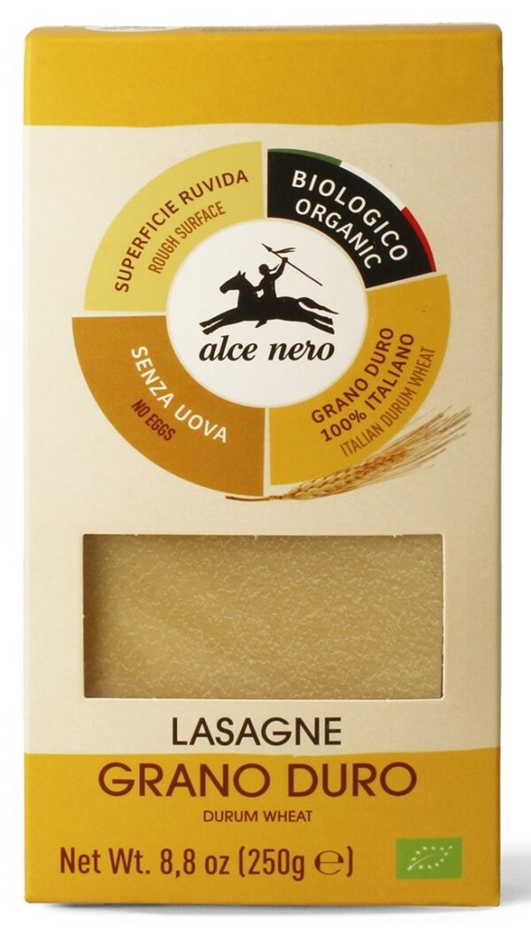 Makaron (semolinowy) lasagne BIO 250 g — Alce Nero