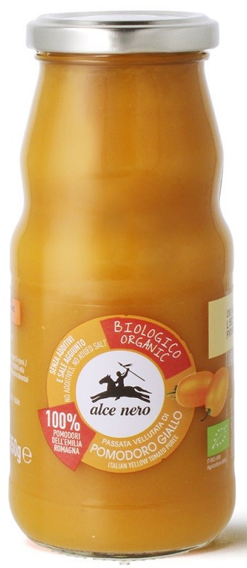 Sos pomidorowy passata (z pomidorów żółtych) BIO 350 g — Alce Nero